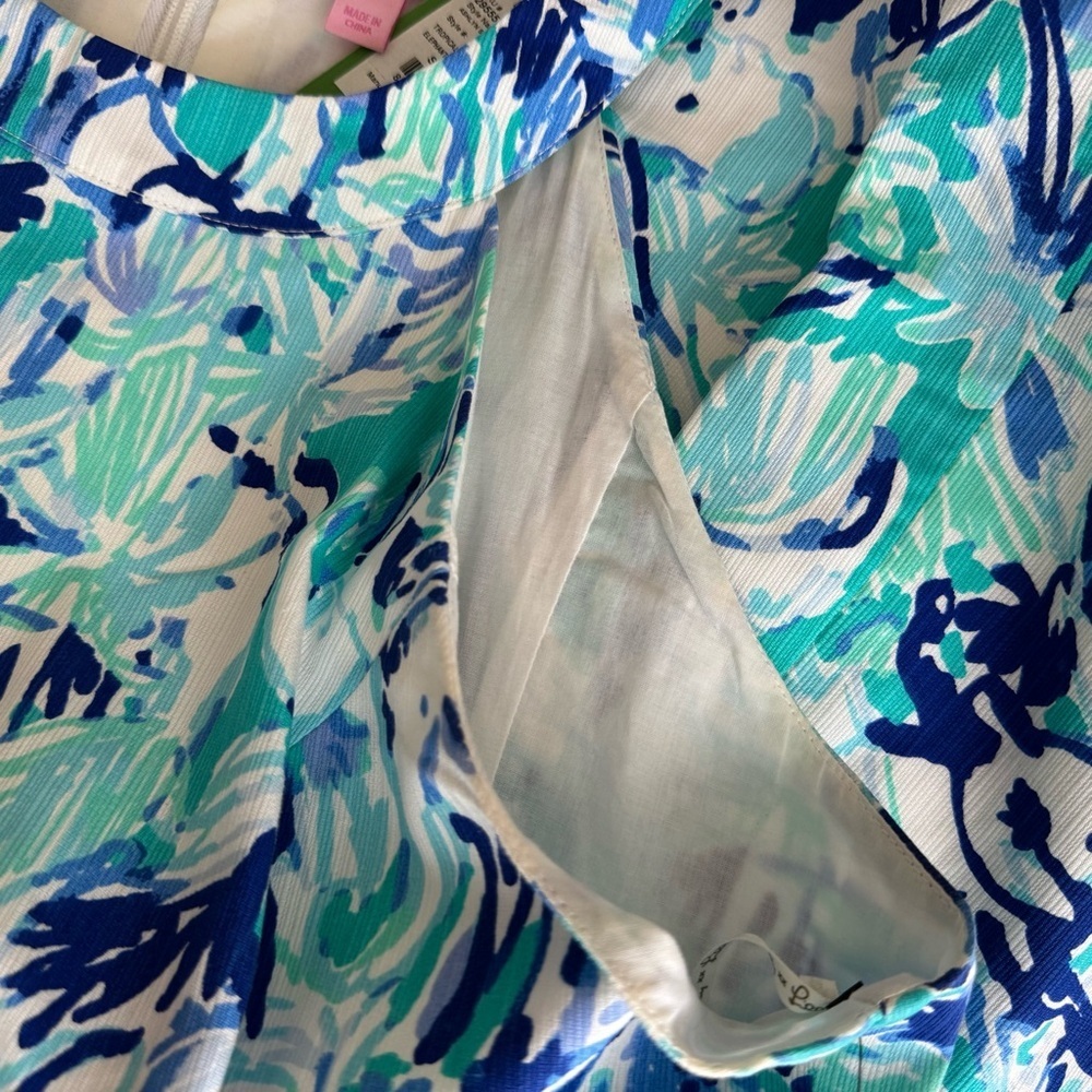 Lilly Pulitzer Ashlyn Shift Dress 14 Elephant Appeal Classic Resort Vacation NWT - Picture 11 of 14